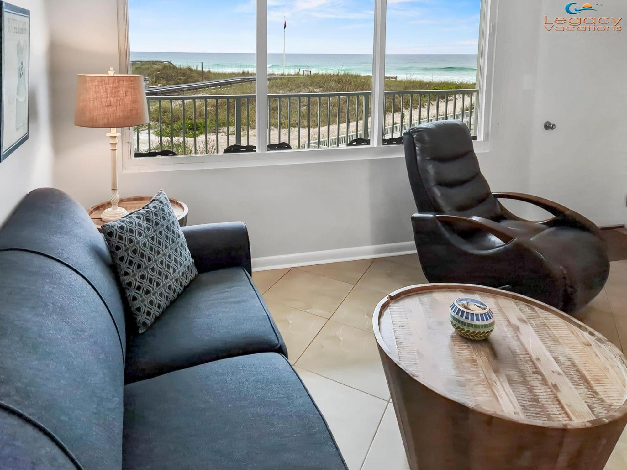 Is9-Cozy Upstairs Beachfront Condo - King Beds Форт-Волтон-Біч Екстер'єр фото